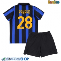 Maglie da calcio Inter Milan Benjamin Pavard #28 Prima Maglia Bambino 2026-27 Manica Corta + Pantaloni corti)